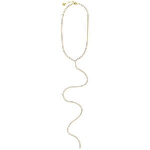 Cloverpost Jana 14K Plated Cz Tennis Lariat Necklace
